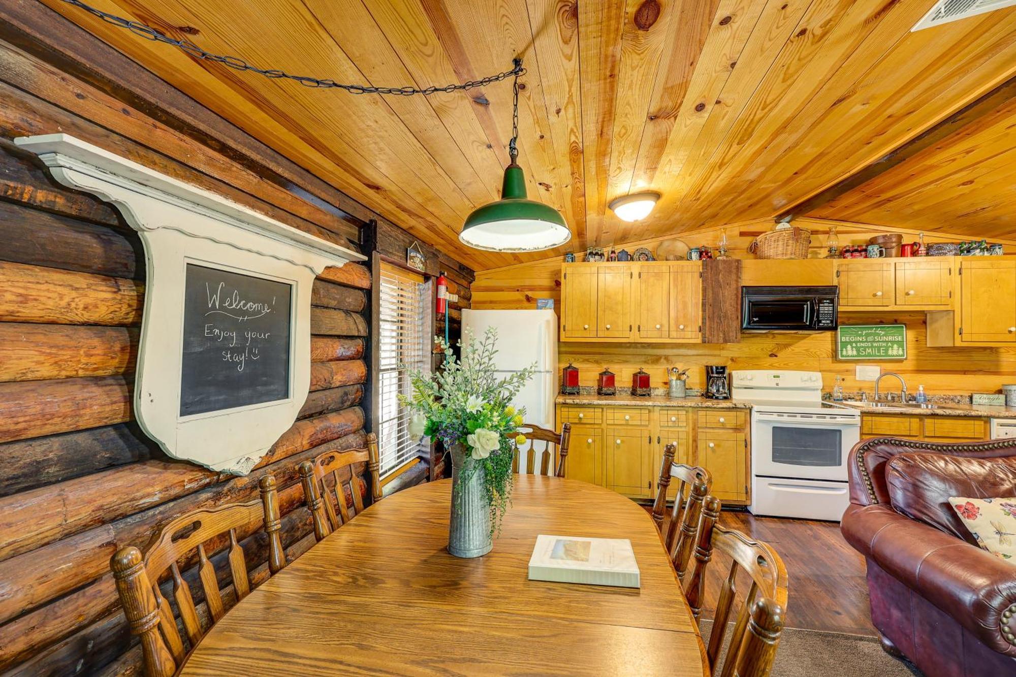 Arkansas Log Cabin Rental Near Lake Greeson! Mount Moriah Zewnętrze zdjęcie